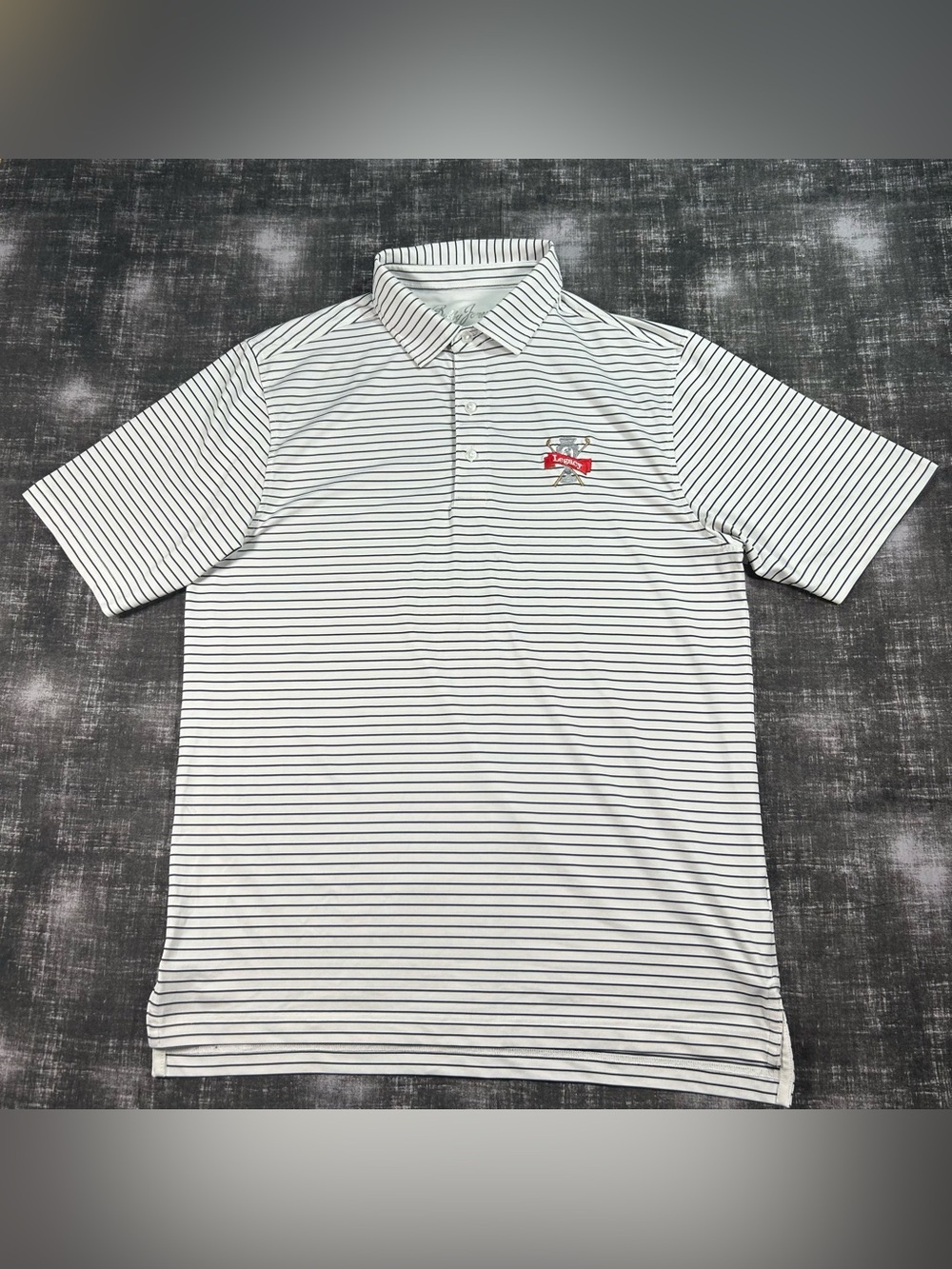 Bobby Jones Classic Performance Collection Polo Mens Medium Stripes"LEGACY"Shirt